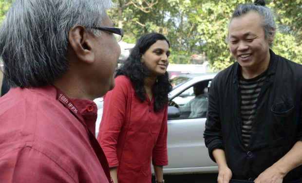 Director Kamal with Kim Ki-Duk. (Pic: Peethambaran Payyeri) Director Kamal with Kim Ki-Duk. (Pic: Peethambaran Payyeri)